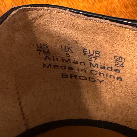 Franco Sarto "Brody" Patent Leather Loafers with Tassels sz 7M - Picture 5 of 6